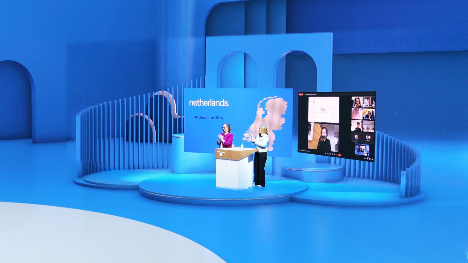 Randstad creates immersive experience center with PIXERA